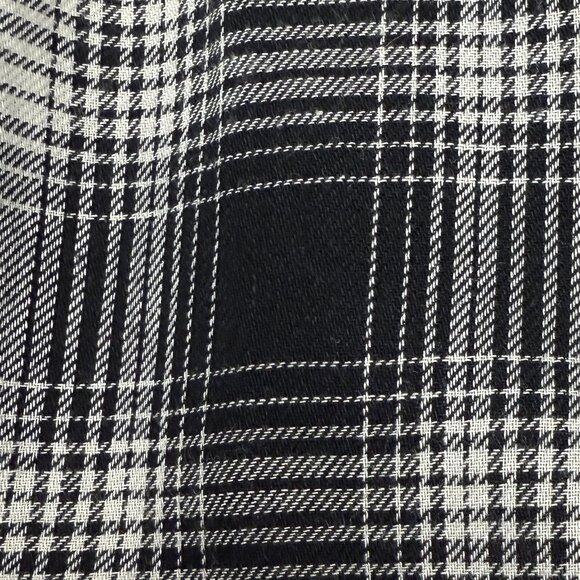 EUC Women's RALPH LAUREN Ruffle-Trimmed Plaid Shirt | Size M - Picture 8 of 11